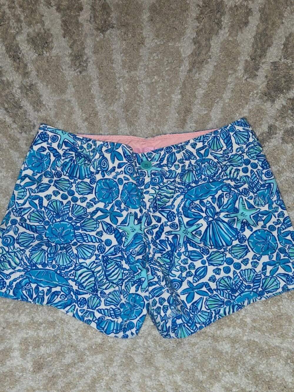 Lilly Pulitzer Callahan Salilor's Valentine Shorts Size 4